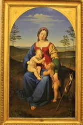 Marie avec Jésus et Jean-Baptiste